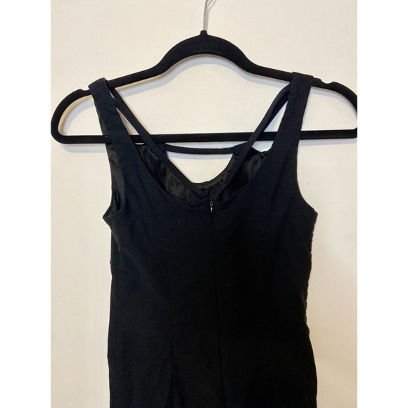 Pinup Bodycon Black Pencil Dress - Picture 3 of 5